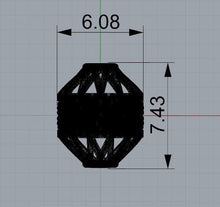 Load image into Gallery viewer, Fancy Solid Gold 14k 18k Solid Gold Spacer Bead Jewelry Making Supply available in 7.40mm - Jalvi &amp; Co.