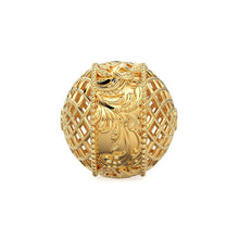 Load image into Gallery viewer, Floral Designer Solid Gold 14k 18k Handmade Gold Spacer Bead Jewelry Making Supply available in 7mm 9mm 12mm - Jalvi &amp; Co.