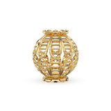 Flower Vase Solid Gold 14k 18k Handmade Gold Spacer Bead Jewelry Making Supply 7mm 8mm 11mm