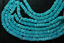 Load image into Gallery viewer, Full 16 Inch Strand,Peruvian Blue Opal Smooth Heishi Beads, 4-4.5mm Size, - Jalvi &amp; Co.