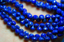 Load image into Gallery viewer, Full 8 Inch, Aaa Quality, Lapis Lazuli Faceted Onions Shape Briolettes, 8-9mm Long - Jalvi &amp; Co.