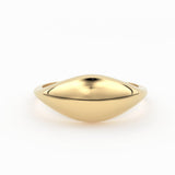 Gold Ring / 14k Gold Statement Ring / Bold Dome Graduating Ring for Women / Pinky Ring