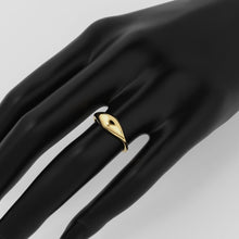 Load image into Gallery viewer, Gold Ring / 14k Gold Statement Ring / Bold Dome Graduating Ring for Women / Pinky Ring - Jalvi &amp; Co.