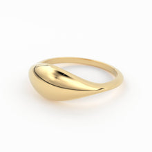 Load image into Gallery viewer, Gold Ring / 14k Gold Statement Ring / Bold Dome Graduating Ring for Women / Pinky Ring - Jalvi &amp; Co.