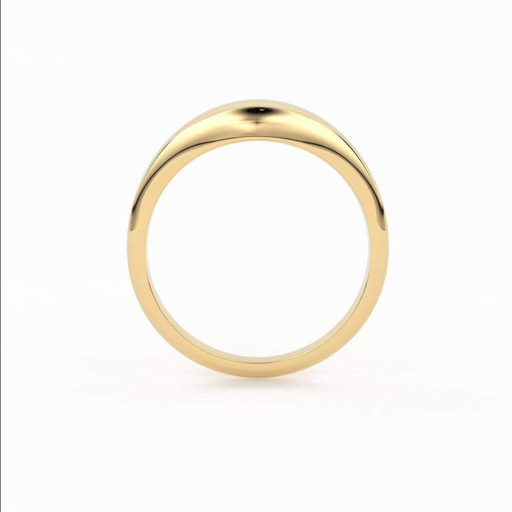 Gold Ring / 14k Gold Statement Ring / Bold Dome Graduating Ring for Women / Pinky Ring - Jalvi & Co.