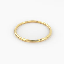 Load image into Gallery viewer, Gold Ring / 18K Solid Gold Round Wedding Band / 1.5 MM Yellow Gold Ring / Dainty Stacking Ring / Simple Delicate Ring / Thin wedding band - Jalvi &amp; Co.