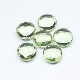 Green Amethyst Quartz Faceted Round Beads 10mm 10pc