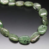 Green Kyanite Smooth Polished Oval Loose Gemstone Beads Strand 4