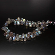 Load image into Gallery viewer, Labradorite Smooth Tear Drops Briolette Loose Gemstone Beads 7-12mm 8inches - Jalvi &amp; Co.