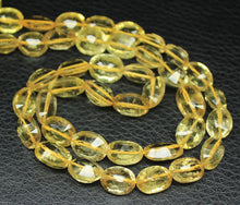 Load image into Gallery viewer, Lemon Quartz Concave Laser Cut Loose Oval Gemstone Beads Strand 16&quot; 11mm 14mm - Jalvi &amp; Co.