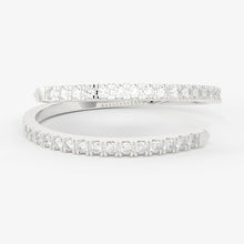 Load image into Gallery viewer, Brilliant Diamond Band in 14k Gold / Round Diamond Ring / Round Gold Band White Diamond Ring / Diamond Wedding Band - Jalvi &amp; Co.