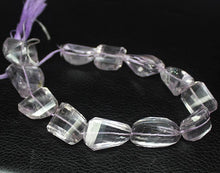 Load image into Gallery viewer, Pink Amethyst Faceted Tumble Nugget Loose Gemstone Beads Strand 10&quot; 10mm 25mm - Jalvi &amp; Co.