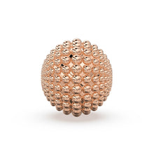 Load image into Gallery viewer, Milgrain Round Solid Gold 14k 18k Spacer Finding Bead, Gold Spacer, Gold Finding, Solid Gold Bead 9mm - Jalvi &amp; Co.