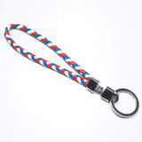 Multi Coloured Bolo Leather Steel Key Holder