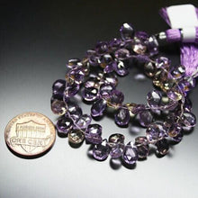 Load image into Gallery viewer, Natural Ametrine Faceted Pear Briolette Loose Gemstone Gems Beads 9&quot; 10mm 14mm - Jalvi &amp; Co.