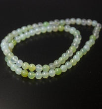Load image into Gallery viewer, Natural Aqua Chalcedony Smooth Round Beads 5mm 6mm 16inches - Jalvi &amp; Co.