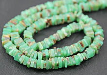 Load image into Gallery viewer, Natural Bi Chrysoprase Smooth Polished Heishi Loose Cube Beads Strand 5mm 7mm 8&quot; - Jalvi &amp; Co.