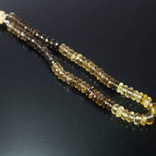 Load image into Gallery viewer, Natural Bi Color Lemon Quartz Faceted Rondelle Beads 6.5mm 10inches - Jalvi &amp; Co.