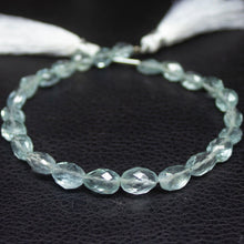 Load image into Gallery viewer, Natural Blue Aquamarine Faceted Oval Cut Gemstone Loose Beads Strand 7mm 10mm 4&quot; - Jalvi &amp; Co.