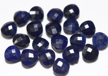 Load image into Gallery viewer, Natural Blue Sapphire, Faceted Heart Shape, Size 8mm 5 Match Pair - Jalvi &amp; Co.