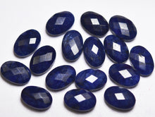Load image into Gallery viewer, Natural Blue Sapphire, Faceted Oval Shape Briolettes, Size 12x8mm 3 Match Pair - Jalvi &amp; Co.