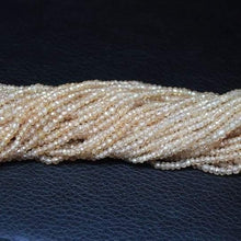 Load image into Gallery viewer, Natural Champagne Zircon Faceted Rondelle Loose Gemstone Beads Strand 14&quot; 3mm - Jalvi &amp; Co.