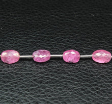 Load image into Gallery viewer, Natural Glass Fill Pink Red Ruby Faceted Cut Oval Nugget Beads Strand 7&quot; 6mm9mm - Jalvi &amp; Co.