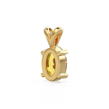 Load image into Gallery viewer, Natural Golden Citrine Charm, 18k Solid Gold Charm, Handmade Gold Charm, Yellow Citrine Gemstone Pendant Necklace, November Birthstone Charm - Jalvi &amp; Co.