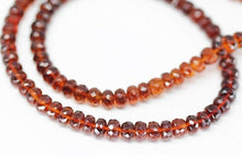 Load image into Gallery viewer, Natural Golden Citrine Faceted Rondelle Gemstone Loose Beads Strand 8&quot; 6mm 5mm - Jalvi &amp; Co.