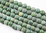 Natural Green Opal Smooth Ball Round Gemstone Loose Spacer Beads 13