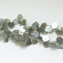 Load image into Gallery viewer, Natural Grey Silverite Smooth Slice Beads 9mm 10mm 16inches - Jalvi &amp; Co.