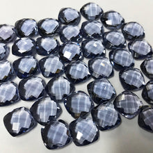 Load image into Gallery viewer, Natural Iolite Quartz Faceted Cushion Loose Beads 8mm 10pc - Jalvi &amp; Co.