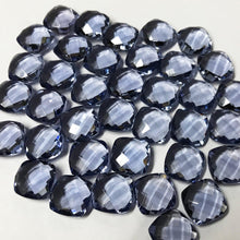 Load image into Gallery viewer, Natural Iolite Quartz Faceted Cushion Loose Beads 8mm 10pc - Jalvi &amp; Co.