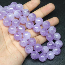Load image into Gallery viewer, Natural Lavender Amethyst Smooth Loose Round Ball Beads Strand 16&quot; 14mm 28pcs - Jalvi &amp; Co.