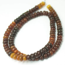 Load image into Gallery viewer, Natural Multi Color Ethiopian Opal Smooth Rondelle Beads 6.5mm 16inches - Jalvi &amp; Co.