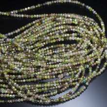 Load image into Gallery viewer, Natural Multi Color Zircon Faceted Rondelle Beads 14" 2.5mm 3mm - Jalvi &amp; Co.