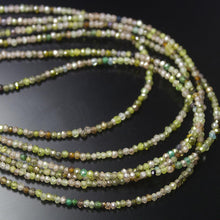 Load image into Gallery viewer, Natural Multi Color Zircon Faceted Rondelle Beads 2mm 14inches - Jalvi &amp; Co.