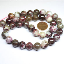 Load image into Gallery viewer, Natural Multi Tourmaline Smooth Round Gemstone Loose Craft Beads Strand 15&quot; 7mm - Jalvi &amp; Co.