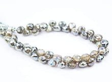 Load image into Gallery viewer, Natural Mystic Labradorite Faceted Onion Briolette Loose Gemstone Beads 8mm 8&quot; - Jalvi &amp; Co.