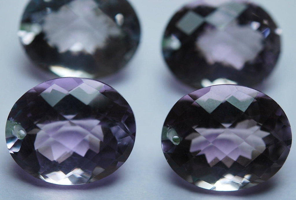 Natural Pink Amethyst Faceted Oval Briolettes Calibrated Size 14X17mm - Jalvi & Co.