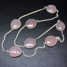 Load image into Gallery viewer, Natural Pink Rose Quartz Faceted Uneven Beads 18.5x30mm 24inches - Jalvi &amp; Co.