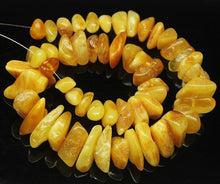 Load image into Gallery viewer, Natural Poland Baltic Amber Gemstone Smooth Nugget Tumble Beads 8mm 23mm 7&quot; - Jalvi &amp; Co.