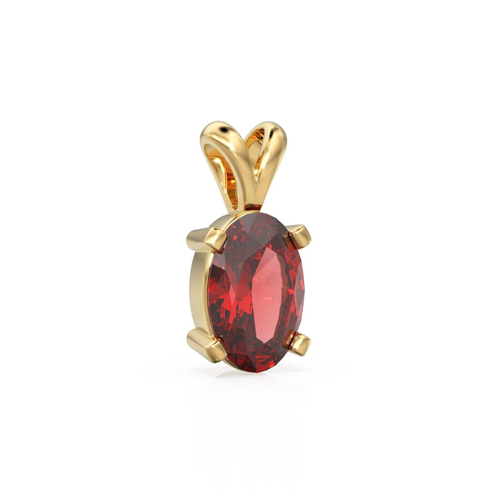 Natural Ruby Charm, 18k Solid Gold Charm, Handmade Gold Charm, Designer Ruby Gemstone Pendant, Charms Necklace, Ruby July Birthstone Charm - Jalvi & Co.