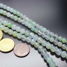 Load image into Gallery viewer, Natural Seafoam Green Chalcedony Round Cut Loose Gemstone Beads Strand 16&quot; 7mm - Jalvi &amp; Co.