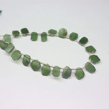 Load image into Gallery viewer, Natural Serpentine Oval Slice Gemstone Loose Beads Strand 10mm 11mm 8&quot; - Jalvi &amp; Co.