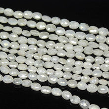 Load image into Gallery viewer, Natural Silverite Faceted Oval Spacer Gemstone Loose Beads Strand 6mm 8&quot; - Jalvi &amp; Co.