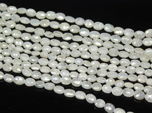 Load image into Gallery viewer, Natural Silverite Faceted Oval Spacer Gemstone Loose Beads Strand 6mm 8&quot; - Jalvi &amp; Co.