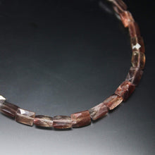 Load image into Gallery viewer, Natural Spectrolite Faceted Rectangular Faceted Loose Gemstone Beads 4&quot; 7mm - Jalvi &amp; Co.