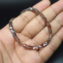 Load image into Gallery viewer, Natural Spectrolite Faceted Rectangular Faceted Loose Gemstone Beads 4&quot; 7mm - Jalvi &amp; Co.