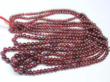 Natural Untreated Ruby Smooth Polished Rondelle Loose Beads 16